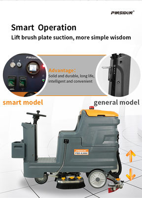 Tile Ride On Floor Scrubber Cleaner Commercial Floor Cleaning Equipment 65db
