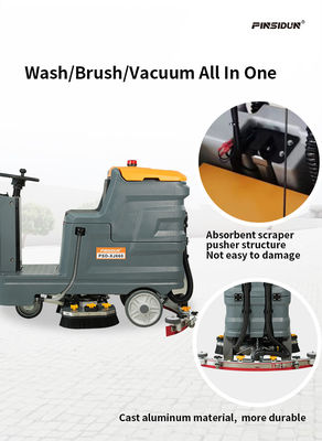 Custom Automatic Scrubber Machine Rubber Gym Floor Cleaning Machine
