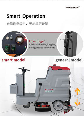 85L Ride On Floor Sweeper For Warehouse Wet Floor