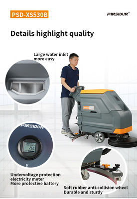 Hotel Propane Floor Scrubber Cleaner Equipment For Heavy Duty Cleaning