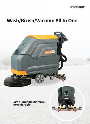 70DB Rideable Garage Floor Scrubber For Supermarket