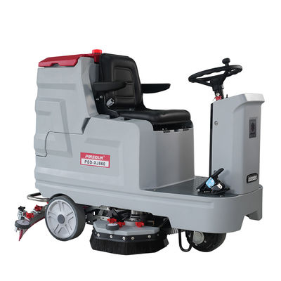 Rideable Warehouse Floor Sweeper Scrubber High Powered For Outdoor