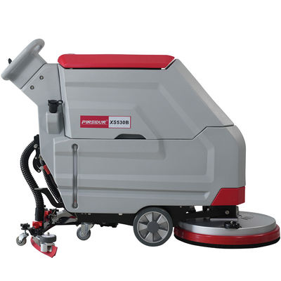Electric Orbital Floor Cleaner Walk Behind Scrubber Dryer For Supermarket