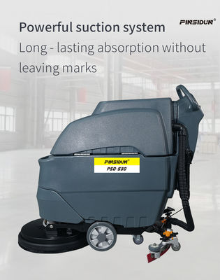 Custom Walk Behind Cleaning Machine Electric Floor Scrubber Machine 500W