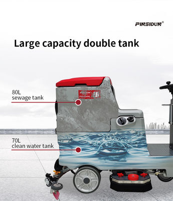 500W Factory Floor Cleaning Machine Automatic Rider ODM