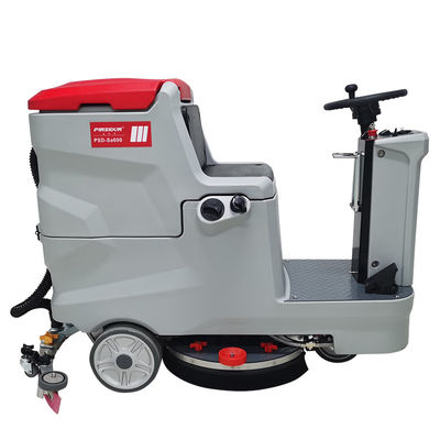 Cylindrical Floor Sweeper Scrubber Machine For Restaurant