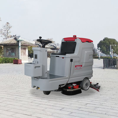 Industrial Automatic Cordless Ride On Floor Sweeper Scrubber Cleaning Machine