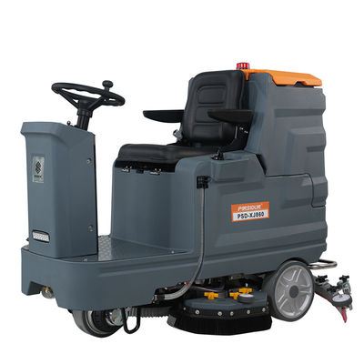 24v 550w Vacuum Ride On Floor Polisher Cylindrical Scrubber
