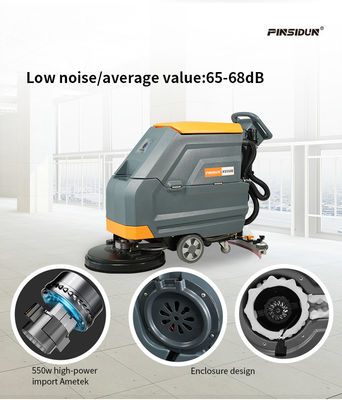 Industrial Garage Floor Scrubber Sweeper For Vacuuming Washing