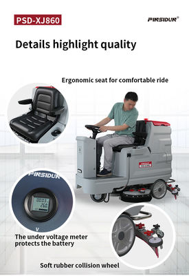 Custom Commercial Auto Scrubber Autonomous Floor Cleaner Sweeper