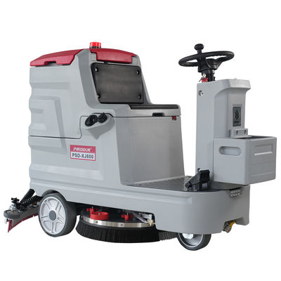 Commercial Stand On  Floor Scrubber Dryer Cleaner Machine For Airport