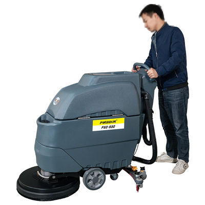 Walk Behind Factory Sweeper Orbital Floor Cleaner Scrubber Machine
