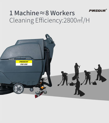 Multifunctional Commercial Walk Behind Floor Scrubber Washing Machine